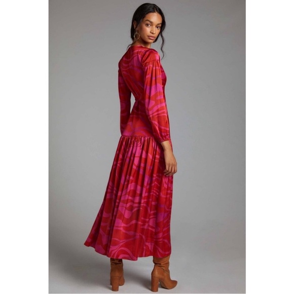 Anthropologie x Hutch Ciara‎ Zebra-Striped Maxi Dress $297 Small - Picture 3 of 12